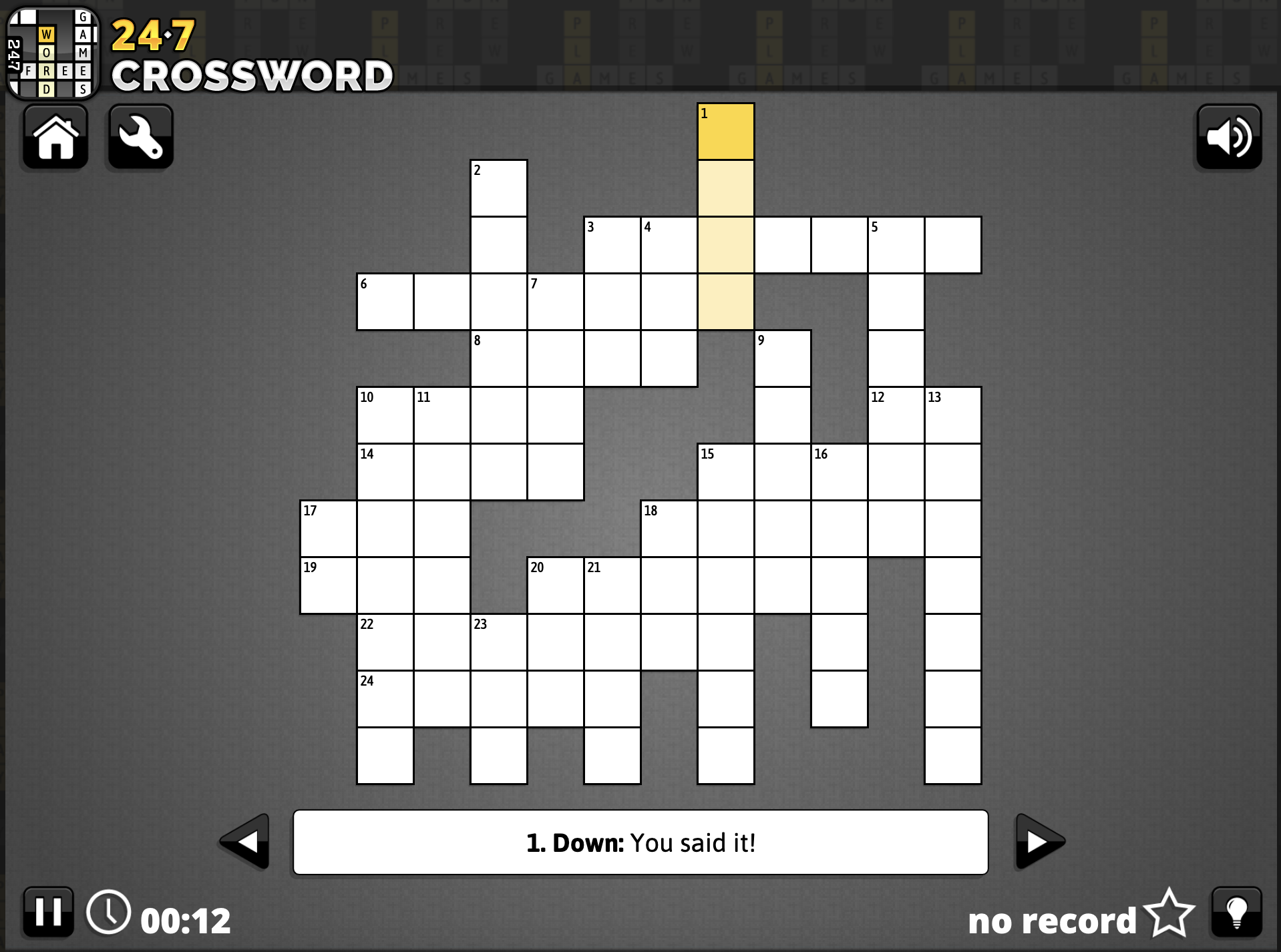 Crossword Home